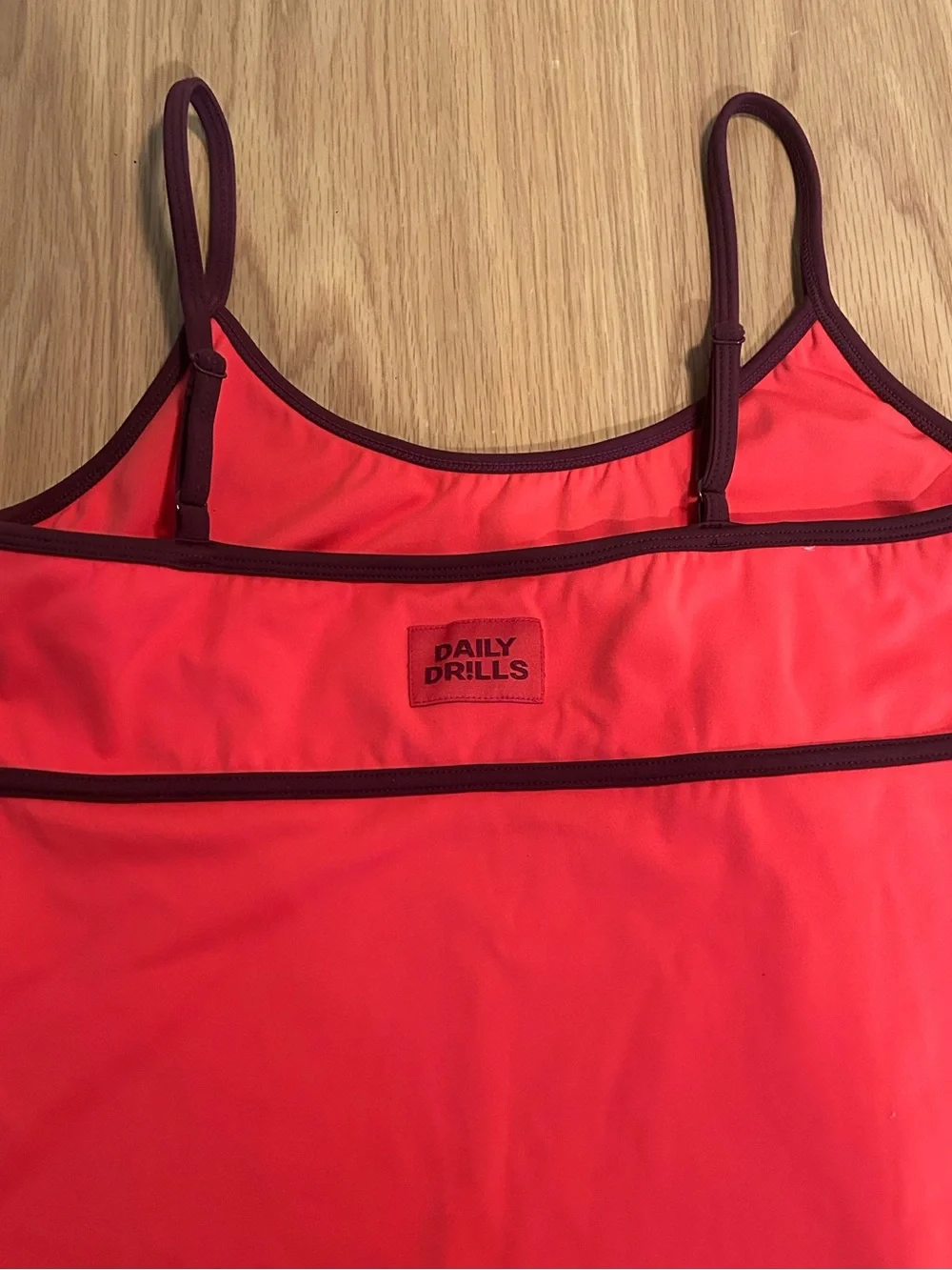 Daily Drills Go! Stretch Tank - Heart + Bodega with Tonal Patch Size XL - Picture 4 of 8